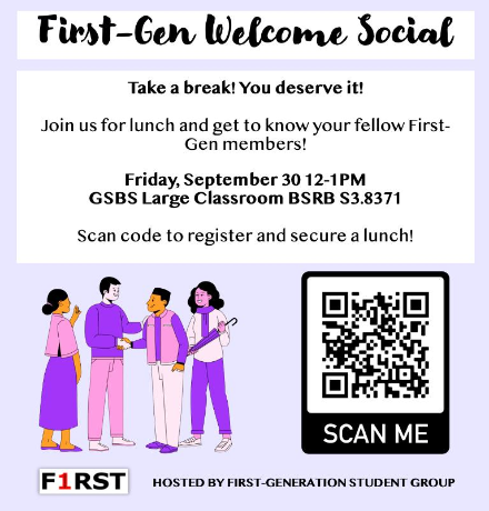 GSBS First-Generation Student Group Social